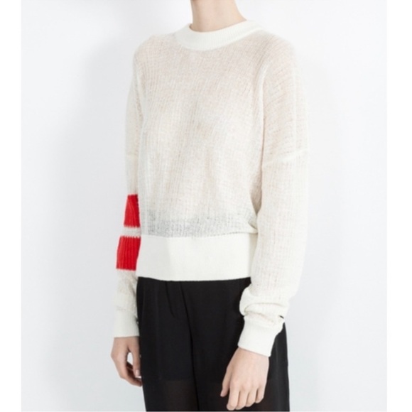 Valentine Witmuur Materialists Sheer Sweater Sz S - Picture 1 of 14